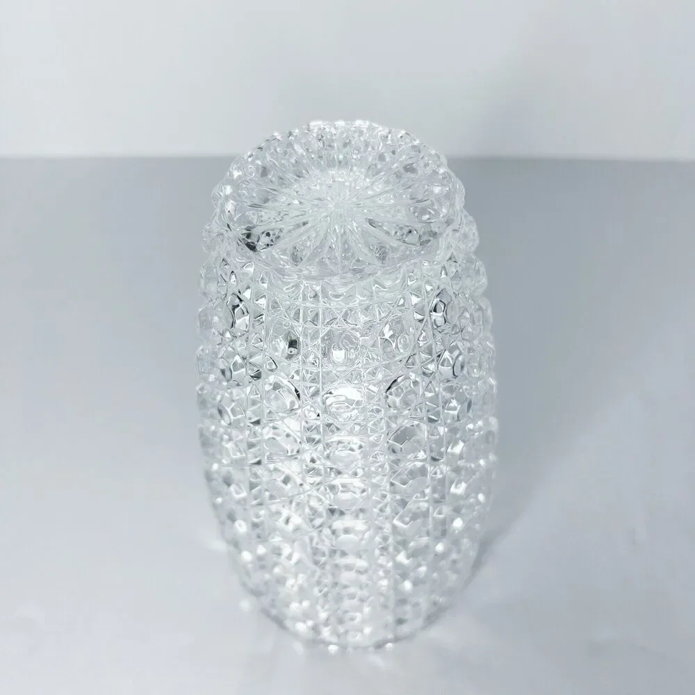 American Brilliant Deep Cut Crystal Glass Crystal Vase